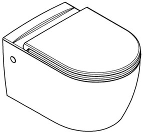 GROHE 103848SH00 - Vas WC suspendat START ROUND CERAMIC, 368 × 543 mm, alb rezistent