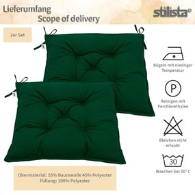 STILISTA Set de 2 perne de scaun 40 x 40 x 8 cm, crem