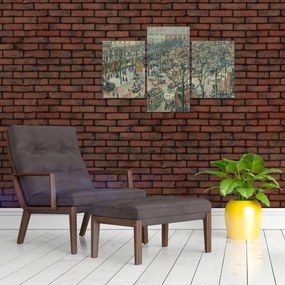 Tablou - Camille Pissarro, Boulevard des Italiens, Morning, Sunlight, reproducere (90x60 cm)