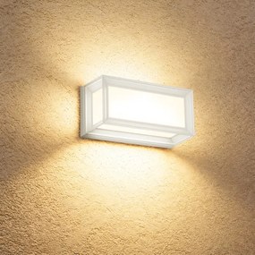Brilagi - Aplică LED de exterior cu senzor PARKER LED/12W/230V alb IP44