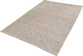 Covor WOOL 240x160cm gri argintiu din lana