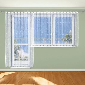 B.E.S. Petrovice Perdea din jacard Tylex CLAUDIA set de balcon