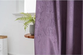 Draperie opaca DUNES VELVET 140x250 cm, mov Agatat: Inele metalice