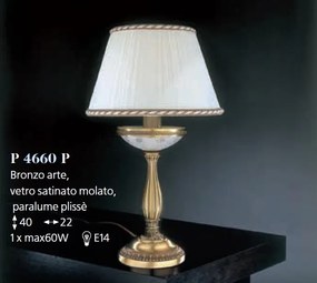 Veioza / Lampa de masa din alama design italian H-40cm 4660