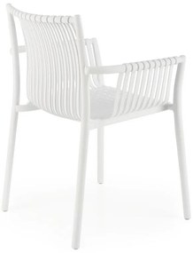 Scaun de bucaterie Lamar, alb