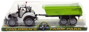 Tractor cu remorcă și basculantă din plastic 35cm