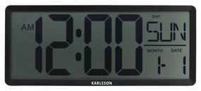 Karlsson 6020BK ceas digital negru, 35 cm