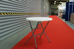 Masă rotundă pliabilă de tip „bar”