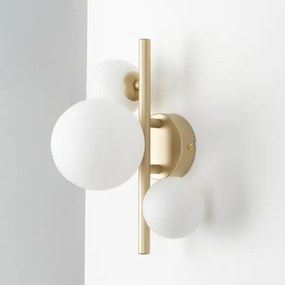 Aplică LED Brilagi MILLA 3xG9/3W/230V auriu/alb