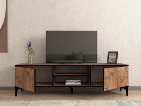 Masă TV/Dulap Sumapi (pin atlantic + negru) . 1095214