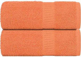 vidaXL Prosoape de oaspeți, FROGN, 2 buc, portocalii, 30x50 cm, 360 g/m²