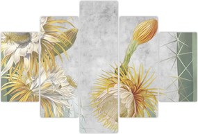 Tablou - Cactuși înfloriți (150x105 cm)