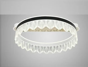 Lustra LED Cu Telecomanda, Elit's, Eda, 60W, cristal