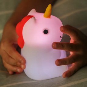 Lampă LED RGB tactilă reîncărcabilă dimabilă pentru copii MegaLight MAGGY EGG LED/5V