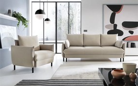 Canapea lemn masiv Nesto, 225 × 97 × 100 cm