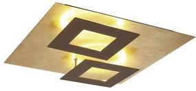 Plafoniera LED design ambiental DALIA Corten/ gold