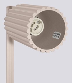 Veioză taupe din metal (înălțime 43 cm) Gleam – Sollux