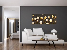 Tablou - Lalele - abstract (120x50 cm)