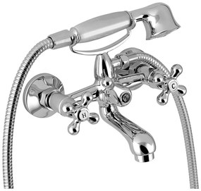 Novaservis TITANIA RETRO - set de cadă cu baterie, crom lucios