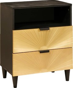 vidaXL Noptieră cu sertar 50 x 33 x 62 cm Lemn de mango solid