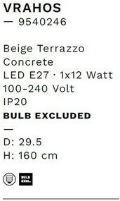 Lustra/Pendul design decorativ VRAHOS bej