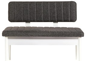 Bancă Vanessa (alb + antracit) . 1102636