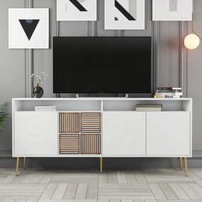 Dulap Milhouse (Alb + Auriu). 1088855