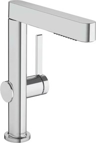 Baterie lavoar cu dus extractibil Hansgrohe Finoris 230 cu ventil Push-Open crom