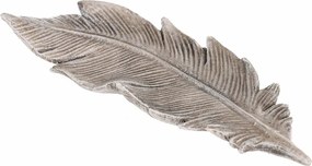 Decorație funerară Pene din aripi de înger,poliresin, 16 x 6 x 2 cm