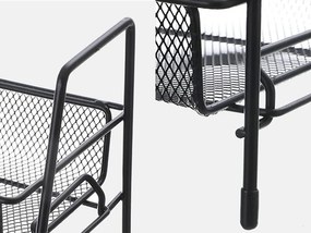 Organizator pentru bucatarie TALORO 31x32,5 cm, negru