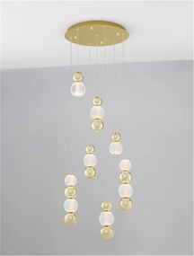 Lustra moderna cu 7 pendule LED design elegant BRILLE