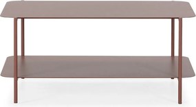 Măsuță de cafea teracotă din metal 58x90 cm Beatrix – MOME