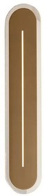 Aplica LED de perete baie metal alama satin IP44 Couper L-42cm