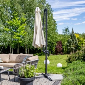 Umbrela de gradina Kazuar 3,5M bej