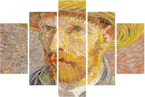 Tablou - Vincent van Gogh, Self-Portrait with a Straw Hat (The Potato Peeler), reproducere (150x105 cm)