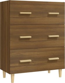 vidaXL Servantă, stejar maro, 70x34x90 cm, lemn prelucrat