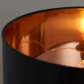 Lampă de masă Endon 61149 WALDORF 1xE27/10W/230V cupru/negru