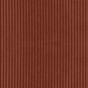 Colțar cărămiziu extensibil/cu spațiu de depozitare cu tapițerie din catifea reiată (cu colț variabil) Luma – Ropez