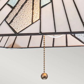 Elstead TF-ALDERLEY-P - Candelabru cu lanț Tiffany ALDERLEY 1xE27/60W/230V