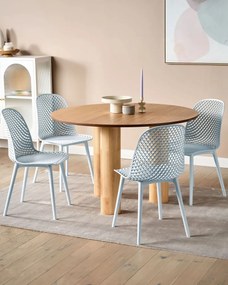Set 4 buc scaun tip bar Erielle (albastru). 1078732