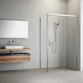 Cabina de dus dreptunghiulara cu usa glisanta Radaway Idea KDJ 150x90 cm crom-transparent dreapta
