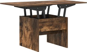 vidaXL Masă de cafea Stejar fumuriu 55 x 54,5 x 45 cm Lemn compozit