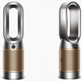 Purificator de aer 3in1 Dyson HP09 NK/GD, Racitor, Incalzitor, Pana la 81 m², Wi-Fi, 10 viteze, Oscilatie, Auto senzor aer murdar, Nichel/Galben