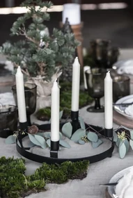 IB Laursen Sfesnic metalic de Advent, DINNER CANDLES