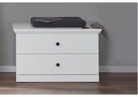 Comodă LIANTE 49x81 cm alb