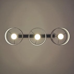 Lustru pe cablu ALBA 3xE27/15W/230V gri