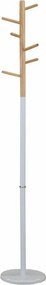 Cuier pom HORST, alb/stejar, metal/lemn, 30x180 cm