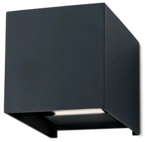 Aplică LED de exterior Orion AL 11-1192 CUBE 2xLED/3W/230V IP54 antracit