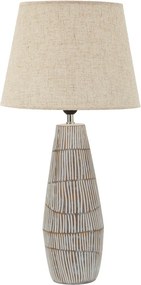 Veioză crem cu abajur textil (înălțime 69,5 cm) Hanoi – Mauro Ferretti