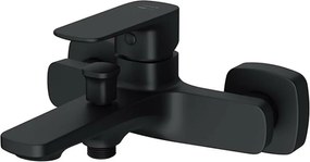 Baterie cada - dus monocomanda pe perete negru Cersanit Larga